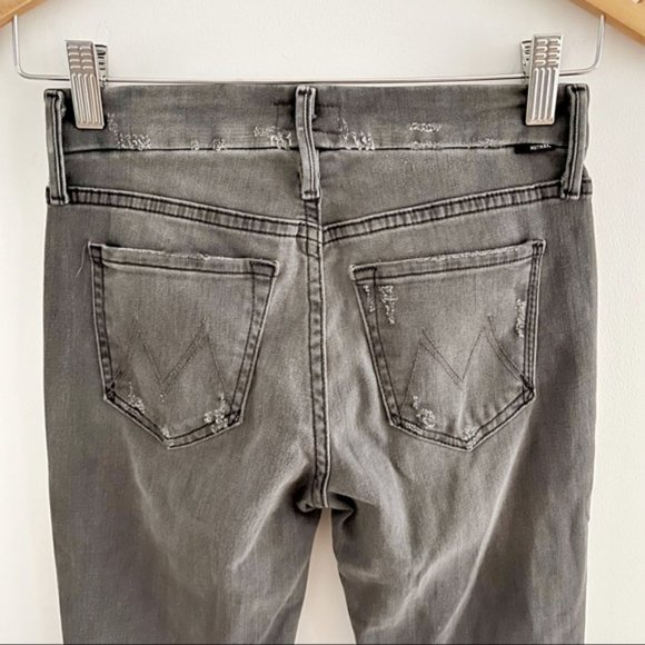 Mother The Looker Ankle Fray distressed jeans in Last Chance Saloon size - Picture 7 of 11